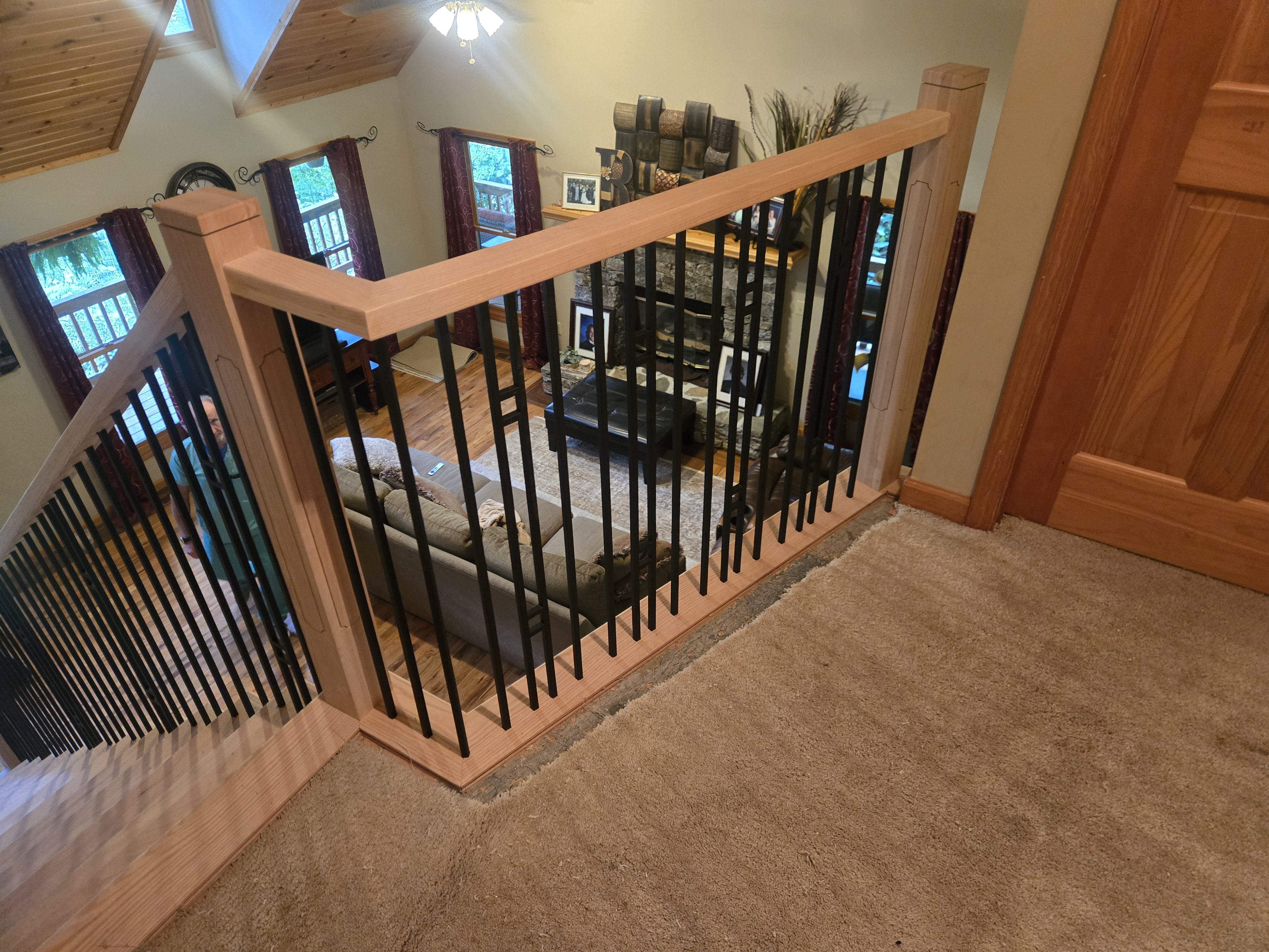 Deck stair remodel
